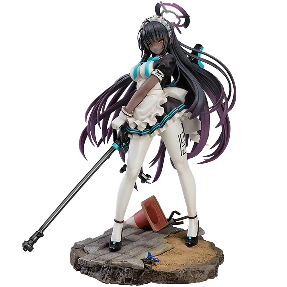 Zhongkaihua Blue Archive Anime Maid Figure Kakudate Karin Figure 1/7 Scale Standing Position PVC Statue Model Desktop Ornaments — image 1