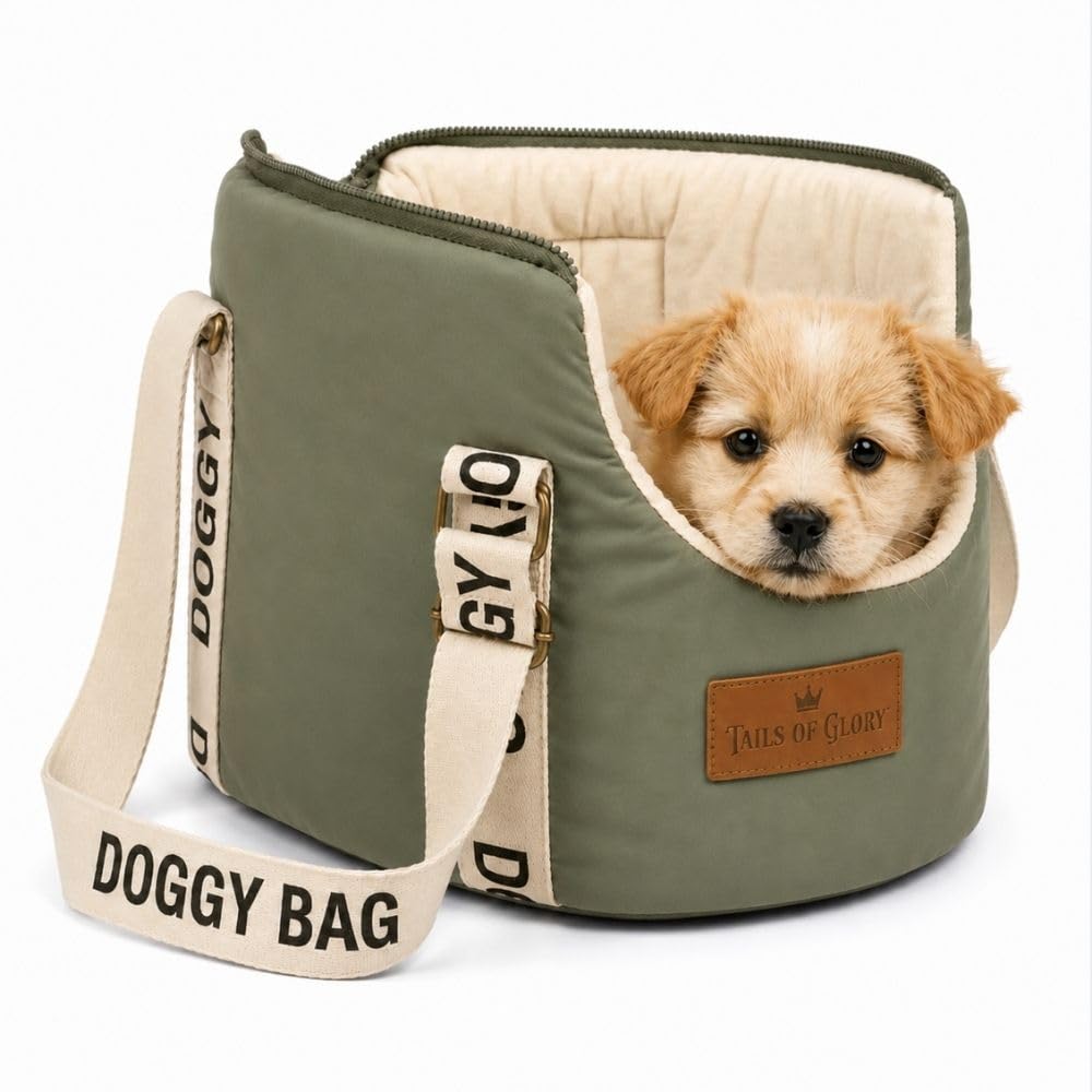 Sac de Transport Chien 2-en-1 et Panier de Voyage pour Petit Chien | Tails of Glory : sac transport petit chien 2-en-1, transformable en panier confortable pour les voyages et déplacements