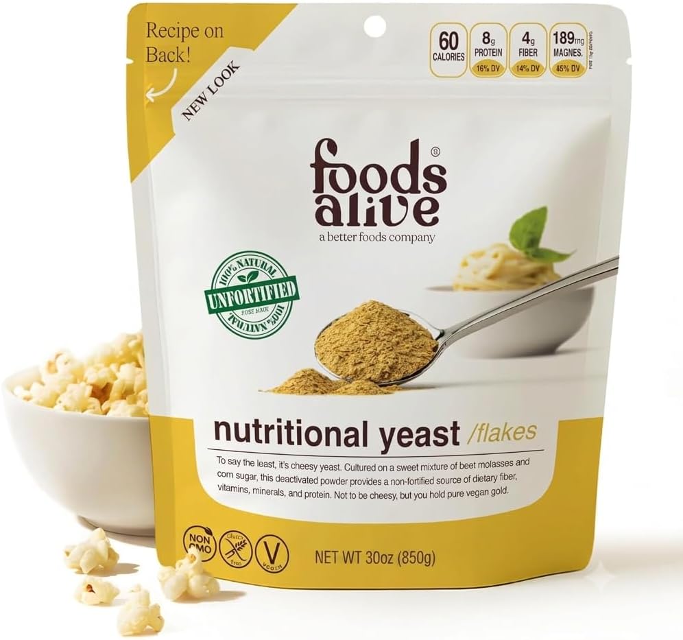 Nutritional Yeast Flakes, Unfortified, 2 lb (907 g)
