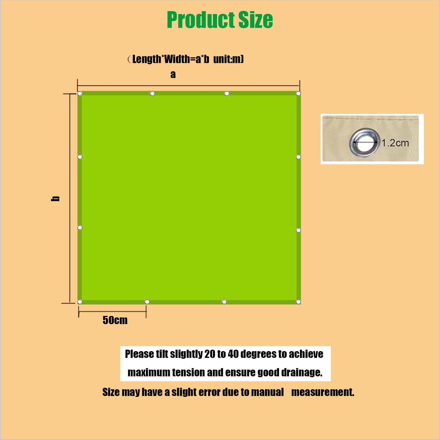 Toldo Lateral, Mallas De Sombreo, ProteccióN Rayos UV 95%, para Exterior JardíN Terrazas.Verde 5.5x10m