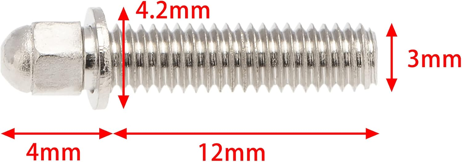 DKKY RC M3 Hex Screws with Wrench Tool for 1.9 2.2 Wheel 1/10 RC Car Crawler TRX4 Axial SCX10 90046 AXI03007 Redcat