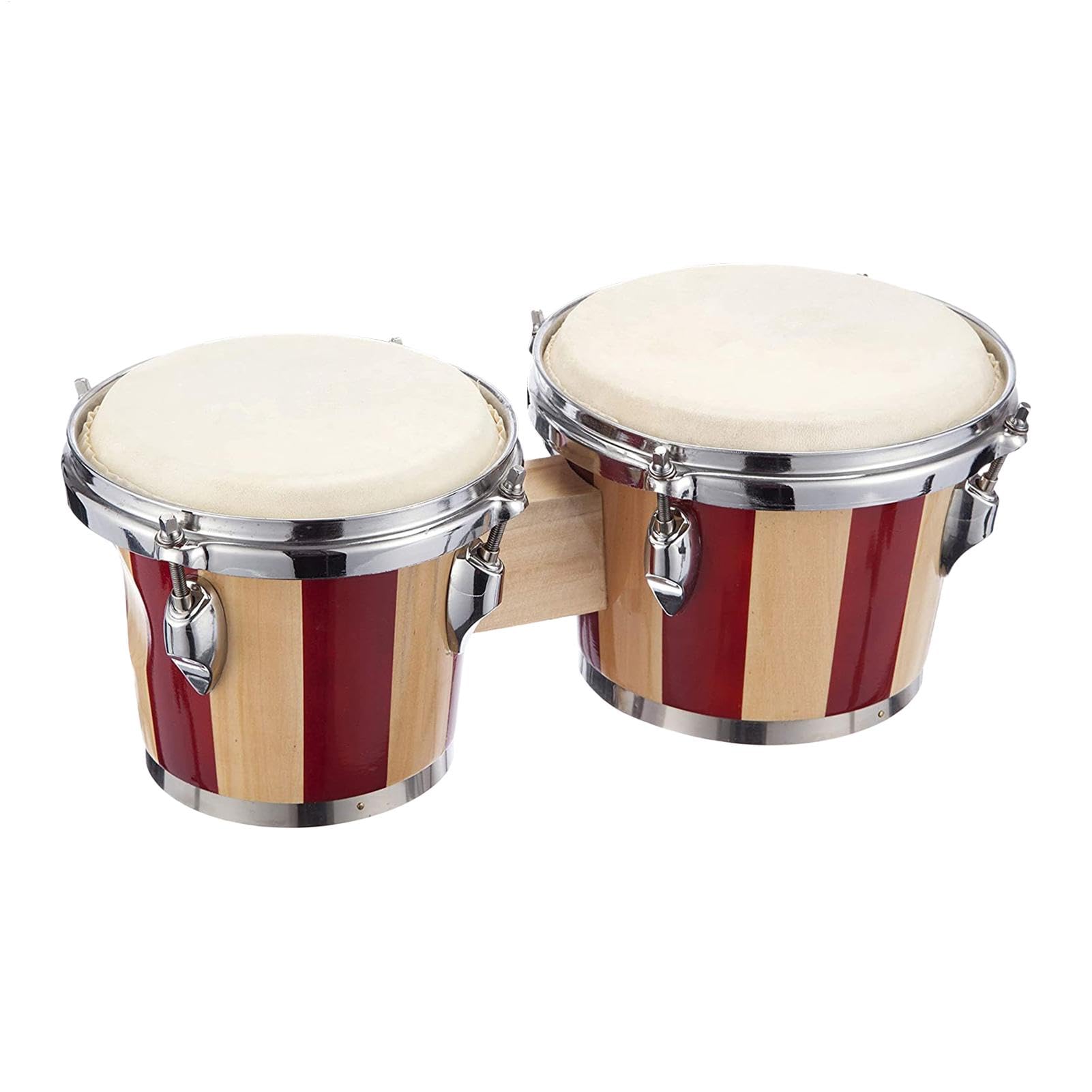 Bongó para niños Tambor educativo hecho en madera | Bongos de Madera para Ritmo y Aprendizaje Musical Niños, Adultos, Principiantes, Estudiantes, Educación Musical Y Práctica