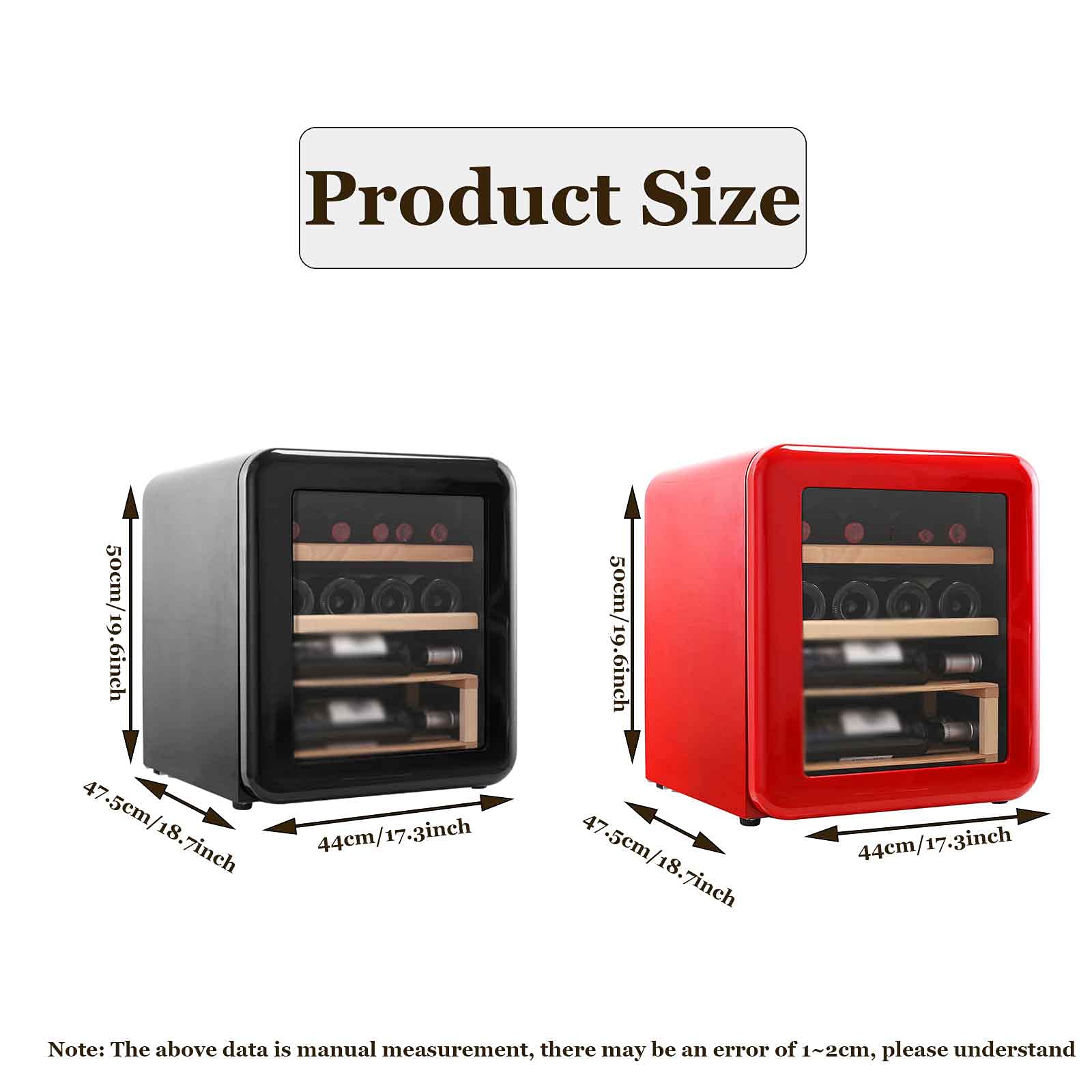 DINGYXIN Red Wine Warmer,Beverage Refrigerator and Cooler Outdoor Drinks Cooler Fridge 4°C~22°CConstant Temperature Storage Compressor Fridge Can Hold: 12 Bottles on Fridge.com