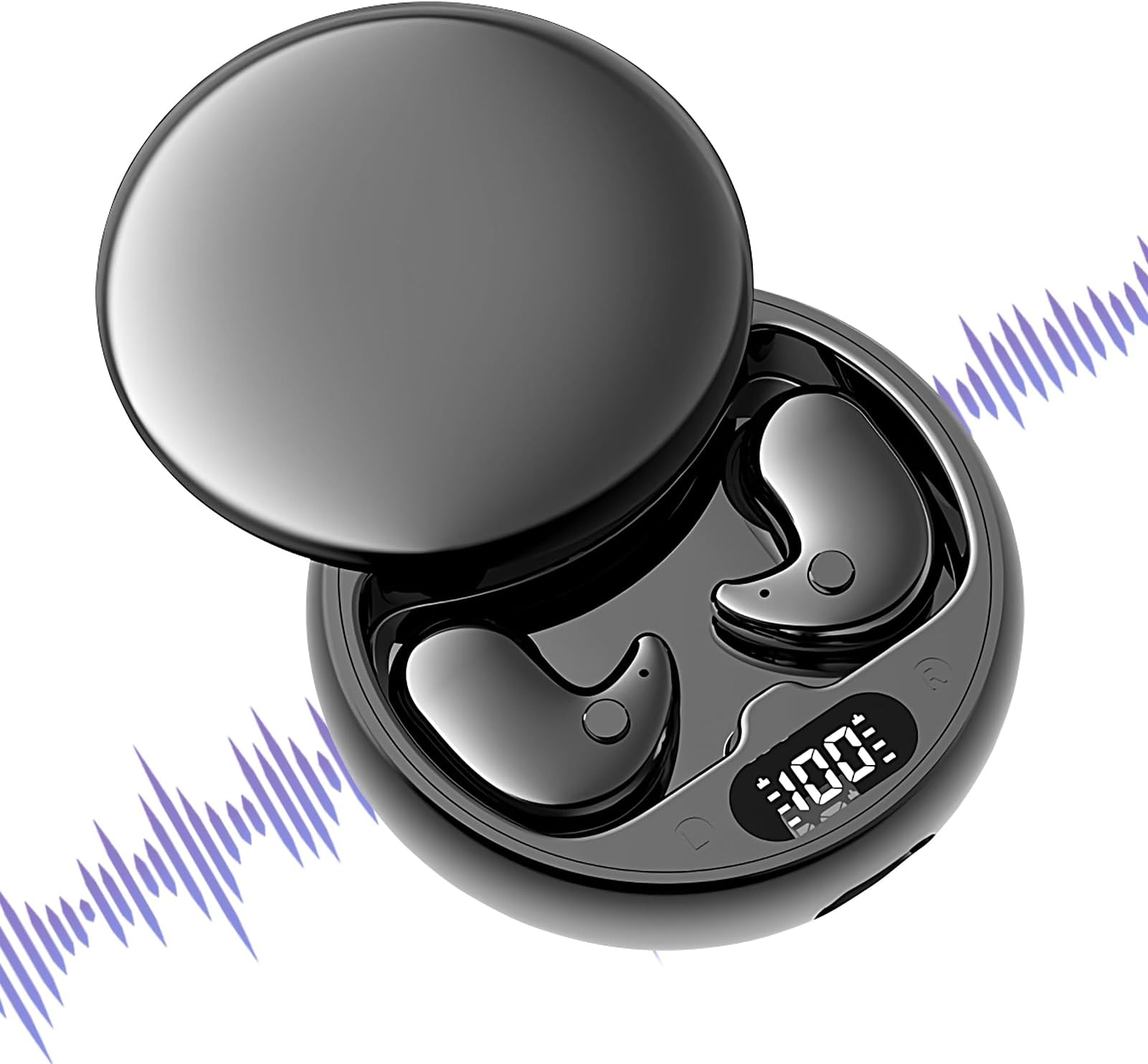 Wireless Ear Buds - Mini Noise Blocking Sleeping Earphones - Noise Cancelling Headphones for Running Sport Hiking Working Driving Workout Gym Studio Sleeping