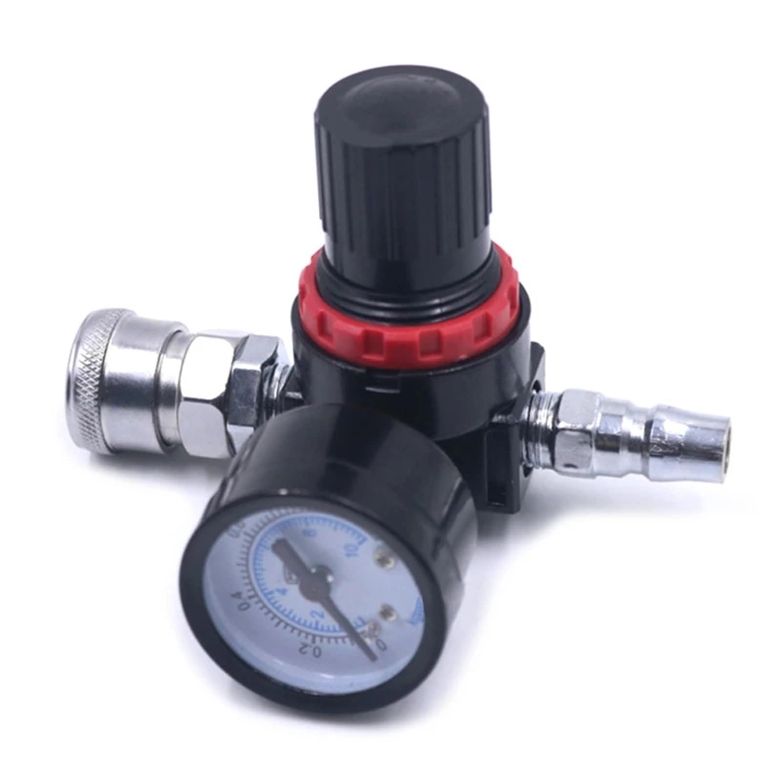 Air Pressure Regulator 1/4” Paint Guns Pressure Regulator Pressure Easy to Install and Maintain Pneumatic Tools