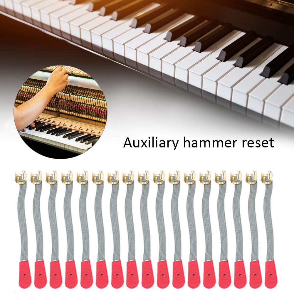 Treccia In Corda Rossa Per Pianoforte 3/4 X 72 Pollici Per Riparazione Mute Non Parlanti