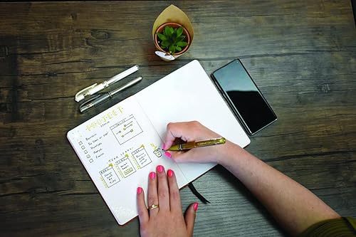 Miniatura 5 de uni-ball Impact - Bolígrafos de gel punta atrevida 0039in plata metálica 12 unidades