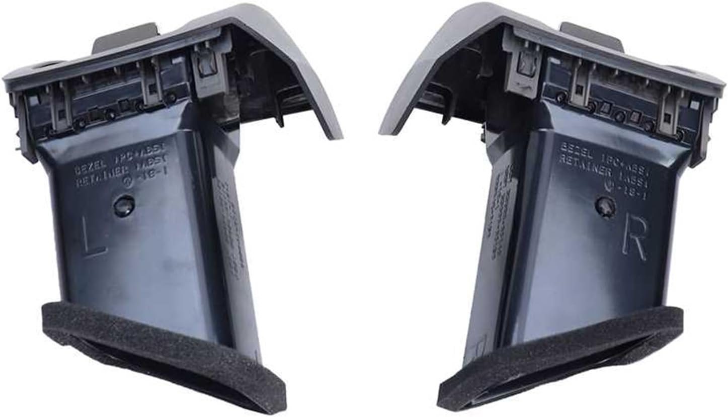 Pair Center A/C Dash Air Vent Trim Panel Dashboard Cover Brow Color Compatible With 2003-2009 Toyota Prado,LC-120 GX470 Air Vent Outlet Panel Left & Right Side