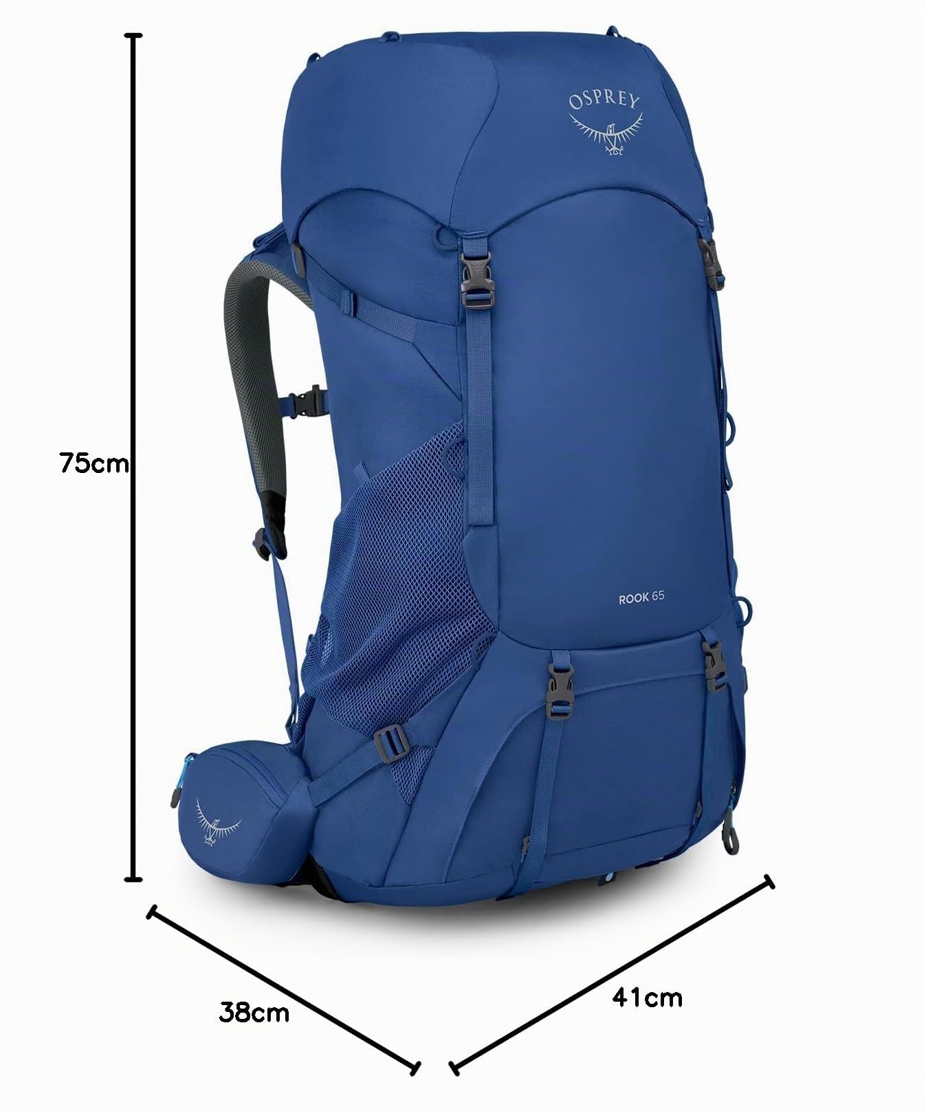 Osprey Rook Hombre Mochila, 50L, Histosol Brown/Rhino Grey, O/S