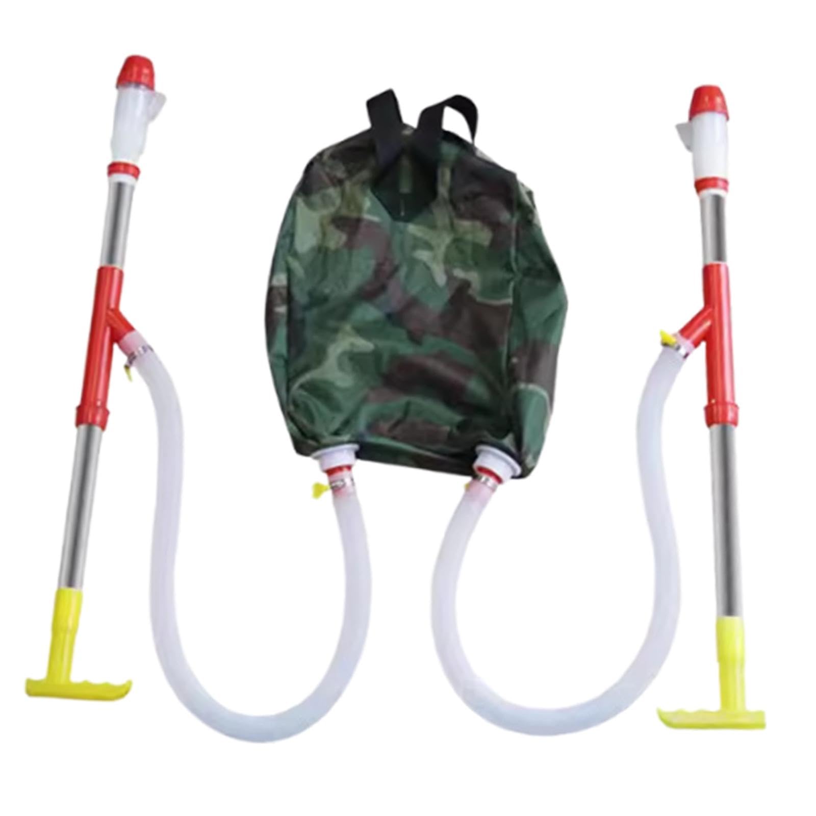 TRENDIVIBE Granular Fertilizer Spreader with Backpack Ergonomic Design Fertilizing Tool Double Metal Tube-image-37