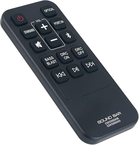 Miniatura 5 de COV33552438 COV33552433 Control remoto de reemplazo aplicable para LG 2.0 Channel Compact Sound Bar SK1