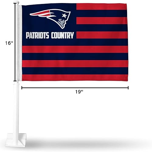 Vista 89 de Rico Industries NFL - Bandera de doble cara para automóvil, accesorio para auto