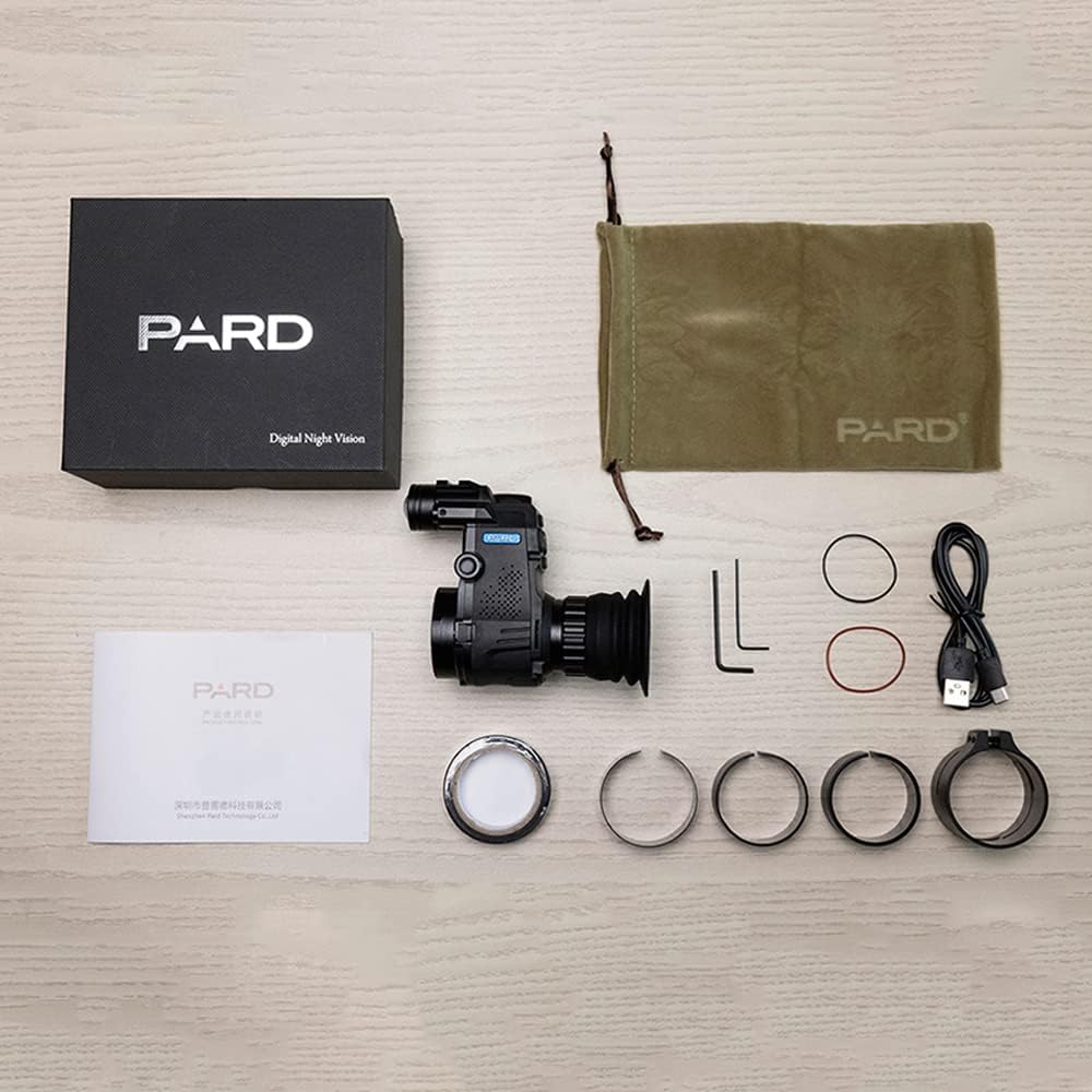 PARD 1080P Digital Night Vision Monocular, Night Vision Rifle Scope for 100% Darkness,Travel Infrared Monoculars for Hunting & Surveillance,Recording Image and Video Playback Can Use,NV007S : Sports & Outdoors