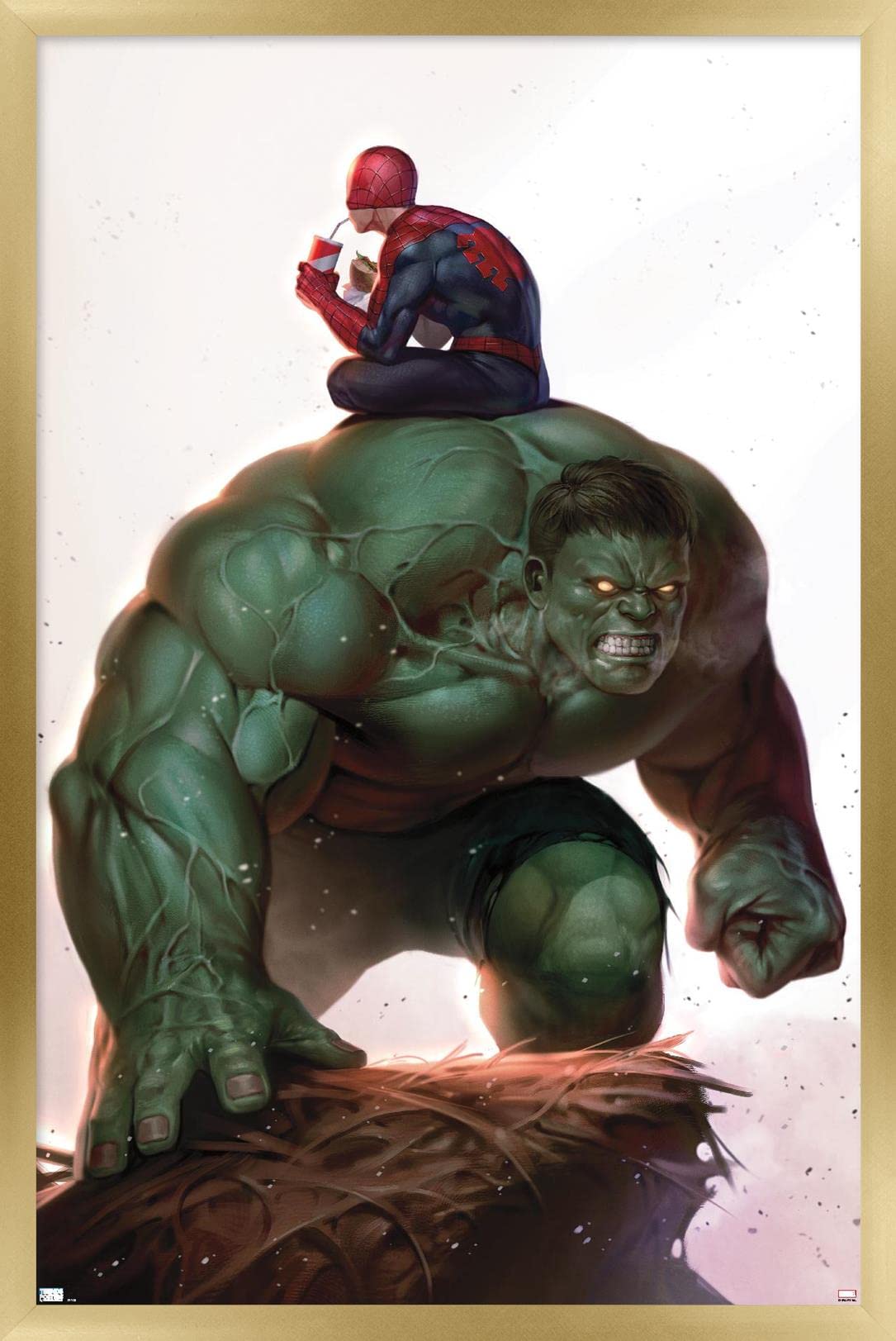 Amazon.com: Marvel Comics Spider-Man - The Immortal Hulk #17 Wall