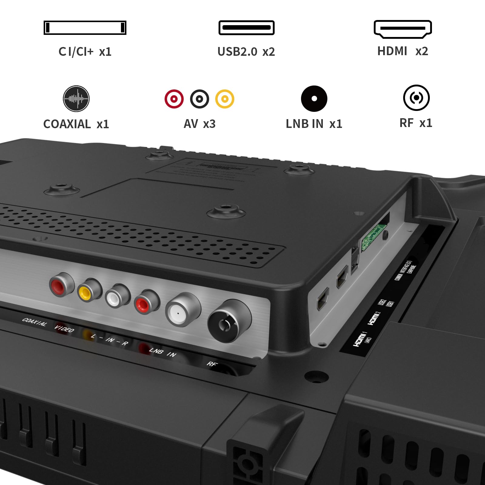 KOORUI Televisor de 32 Pulgadas, LED HD Pantalla sin Marco, K32Q1H-E, 2026