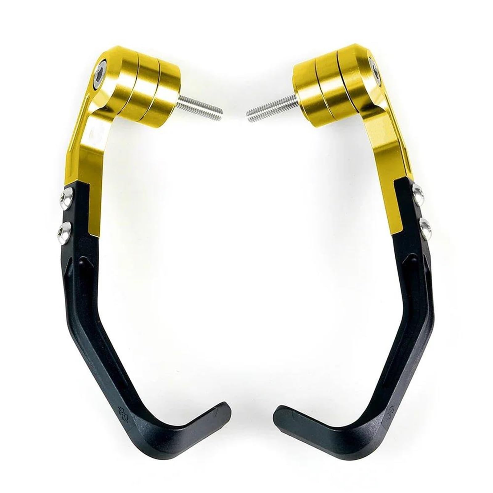 Xeflp Gold Motorcycle Handguards For Y-Amaha Yzf R1 R1m R1s R6 R7 Motorcycle Brake Handle Protects Aluminium Alloy Adjustable Pro Hand Guard Modified Parts