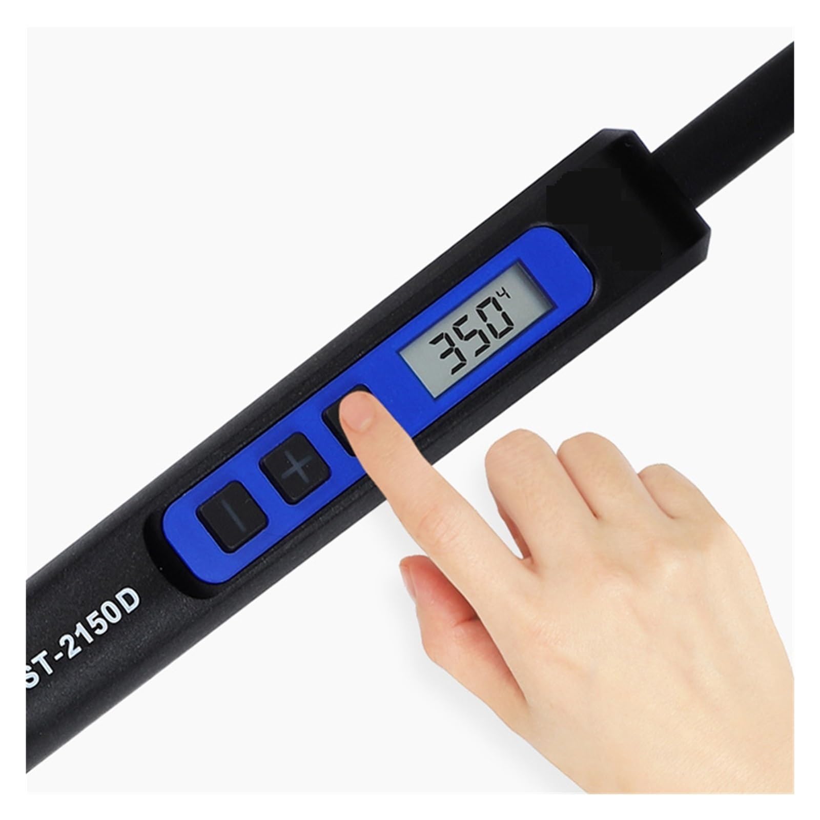 Cyfrowa lutownica elektryczna, wyświetlacz LCD z regulacją temperatury, zestaw narzędzi do naprawy spawania lutowniczego Spawalniczy(ST 2150D 150W LED)