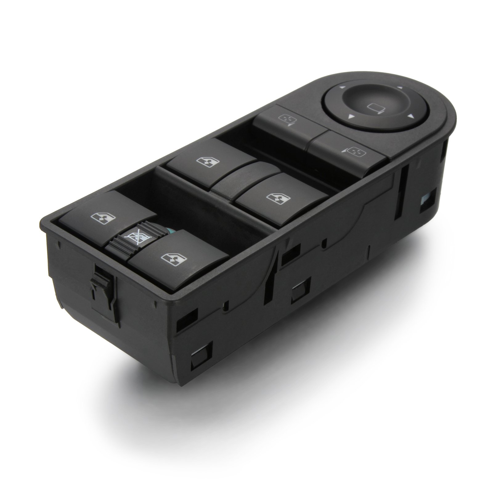 Interruttore Alzacristalli FLYN In ABS, 12V – Compatibile Con VW Golf, Passat, Tiguan, Touran (2003-2015)