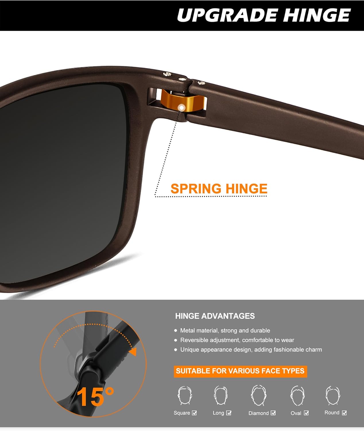NSSIW Mens-Sunglasses Polarized Sunglasses Men : Classic Sun Glasses with UV Protection for Driving Fishing Golf 4 Packs