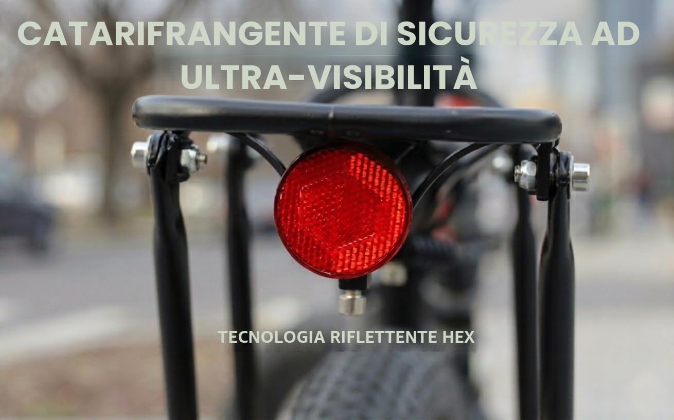 COMINGFIT® 4-Strong-Legs Portapacchi posteriore regolabile per biciclette, portata max 80 kg