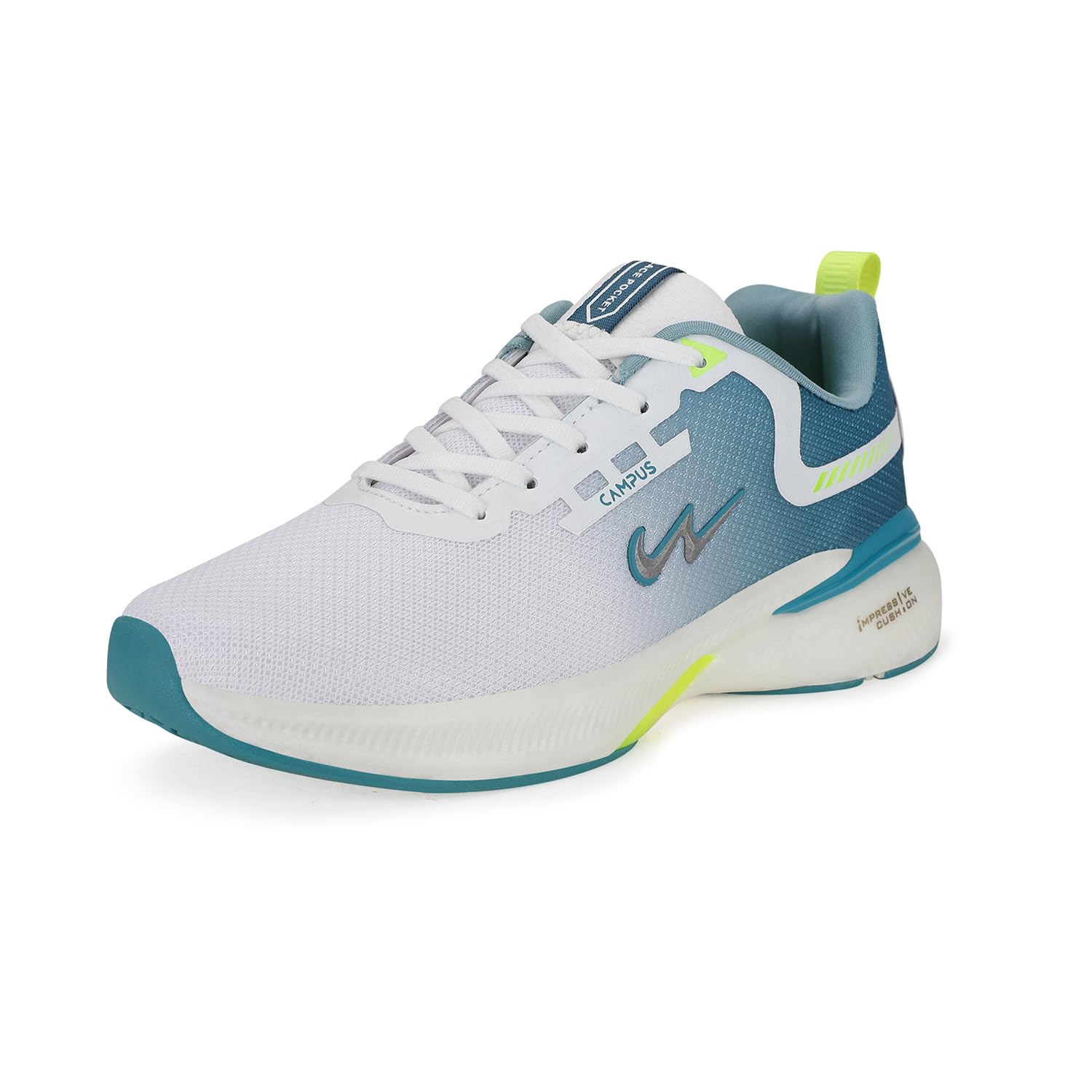 Campus Mens Chance Wht/T.Blu Running Shoes - 8Uk/India 22G-1068, Multicolor (B0CBS5DGF3) Amazon Price History, Amazon Price Tracker