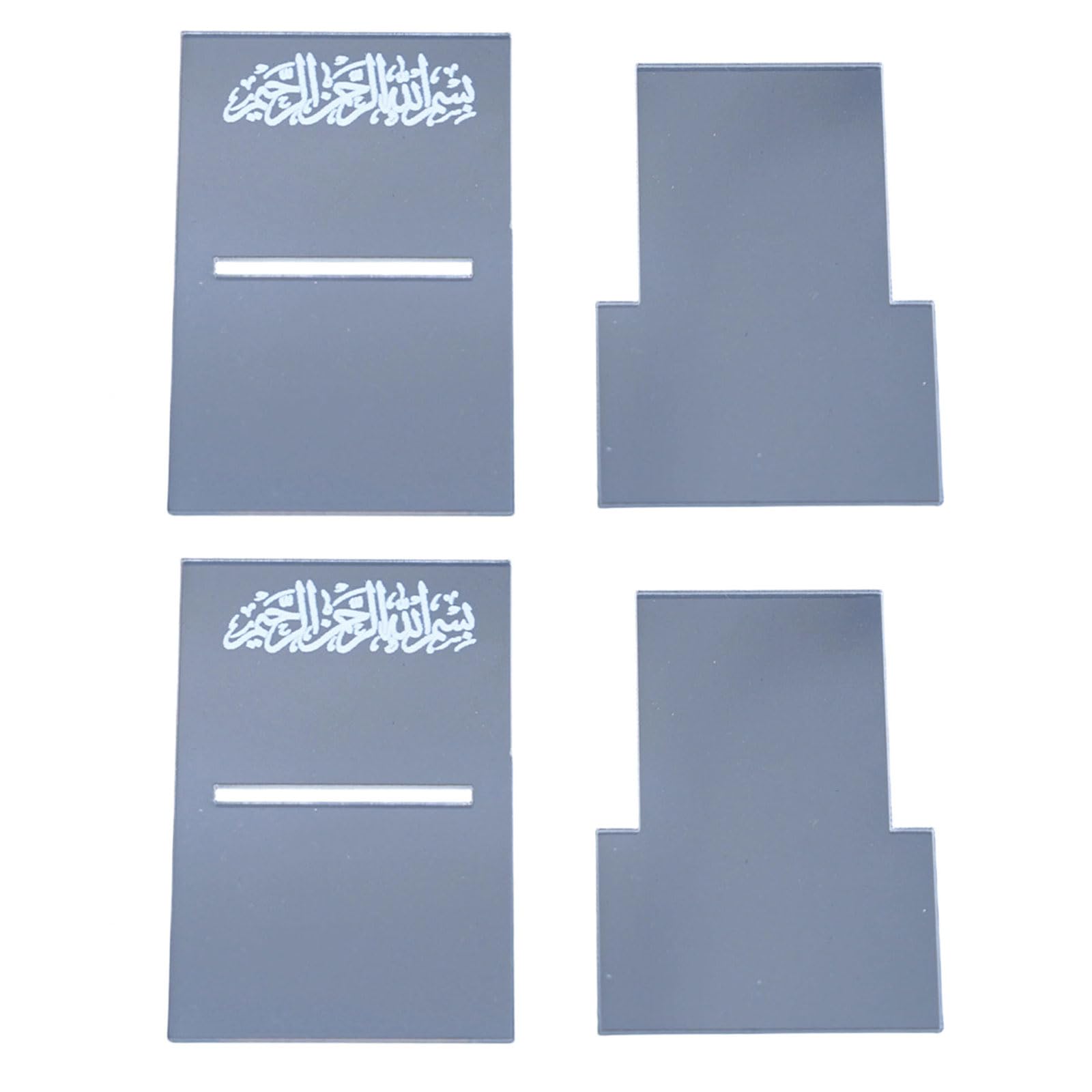 hogtnd Ramadans Date Holder Acrylic Bismillahs Islamic Calligraphy Date Holder Stand Table Decorations Eid Gift Table Decorations