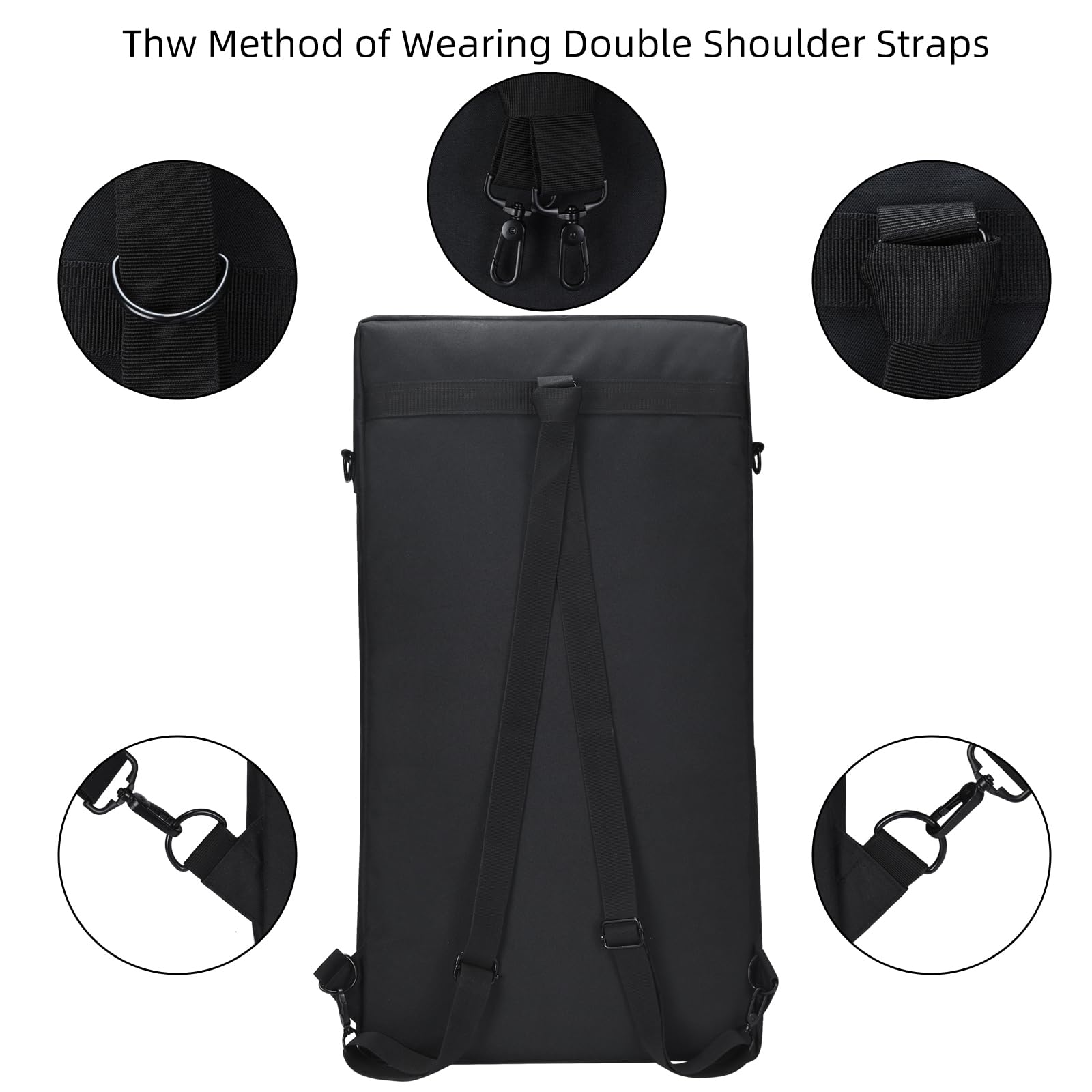 Consolle per DJ Borsa Custodie per Pioneer DJ DDJ-FLX6/DDJ SX SX2 SX3,Custodia da Viaggio Portatile di Ricambio con Tracolla e Trasporto,Borse per Cuffie,Tablet,Cavo,Caricabatterie (Nero)