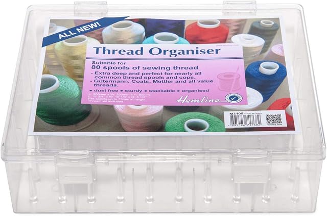 Thread Organiser: Clear: XL: 80 Spool