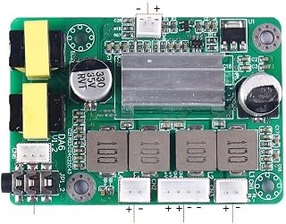 Digitale Audio-Platine, 50 W x 2 Zweik-Power-Modul mit Geräuschisolierung, für Heimwerker-Projekte, ATM-Selbstservice-Terminals und Bildungsgerätesysteme, grün, ABS, 5 V bis 24 V Eingang