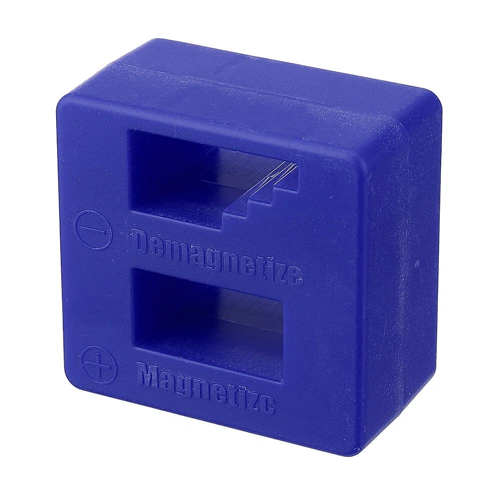 ILS I LOVE SHOPPING KUNSE Magnetizer Demagnetizer Screwdriver Tips Screw Bits for Electric Screwsriver-Blue