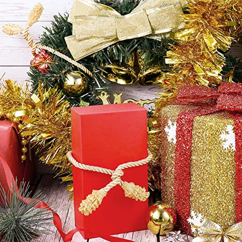Zhengmy 40 Pcs 25 Inch Extra Long Christmas Garland Ties Christmas Decorative Twist Ties for Banister Reusable Flexible Twist for Holiday Xmas Home Decorations Craft Wrapping (Gold) by Zhengmy - Image 7