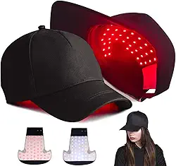 Cabelo Crescimento Laser Tratamento Cap, Cap de Cuidados com O Cabelo Vermelho E Azul