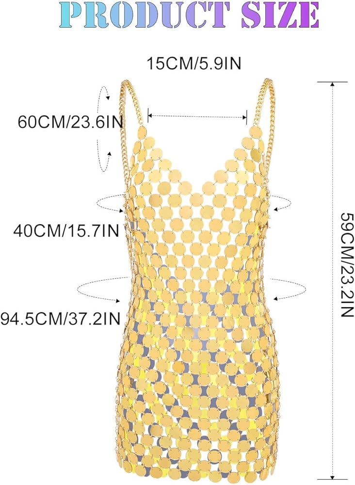 Amazon.com: BODIY Gold Dot Sequins Chainmail Dress Sparkly Slip Mini Dresses Club Sleeveless V Neck Dress for Women (US, Alpha, Large, Regular, Regular, Gold) : Clothing, Shoes & Jewelry Amazon.com: BODIY Gold Dot Sequins Chainmail Dress Sparkly Slip Mini Dresses Club Sleeveless V Neck Dress for Women (US, Alpha, Large, Regular, Regular, Gold) : Clothing, Shoes & Jewelry