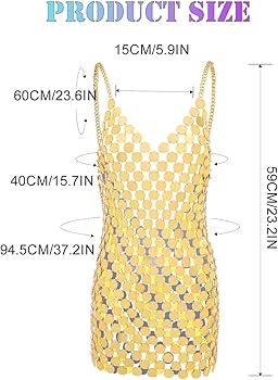 BODIY Gold Dot Sequins Chainmail Dress Sparkly Slip Mini Dresses Club Sleeveless V Neck Dress for Women, Gold, Medium : Amazon.ca: Clothing, Shoes & Accessories BODIY Gold Dot Sequins Chainmail Dress Sparkly Slip Mini Dresses Club Sleeveless V Neck Dress for Women, Gold, Medium : Amazon.ca: Clothing, Shoes & Accessories