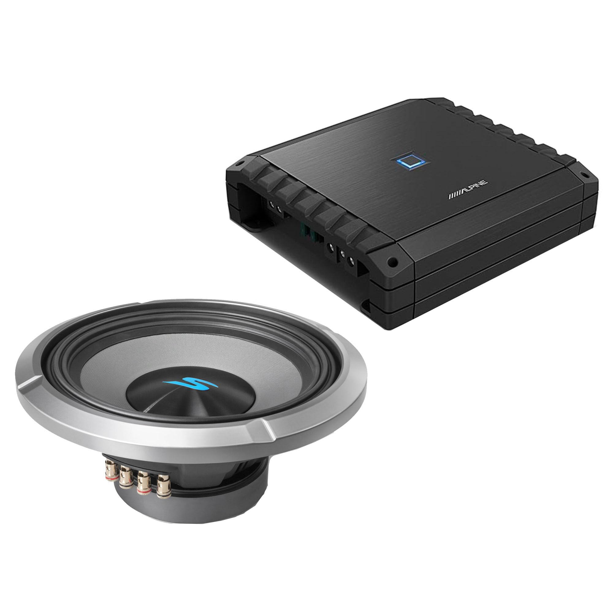 Alpine S2-A60M S-Series Class-D Amp w/ S2-W12D2 12