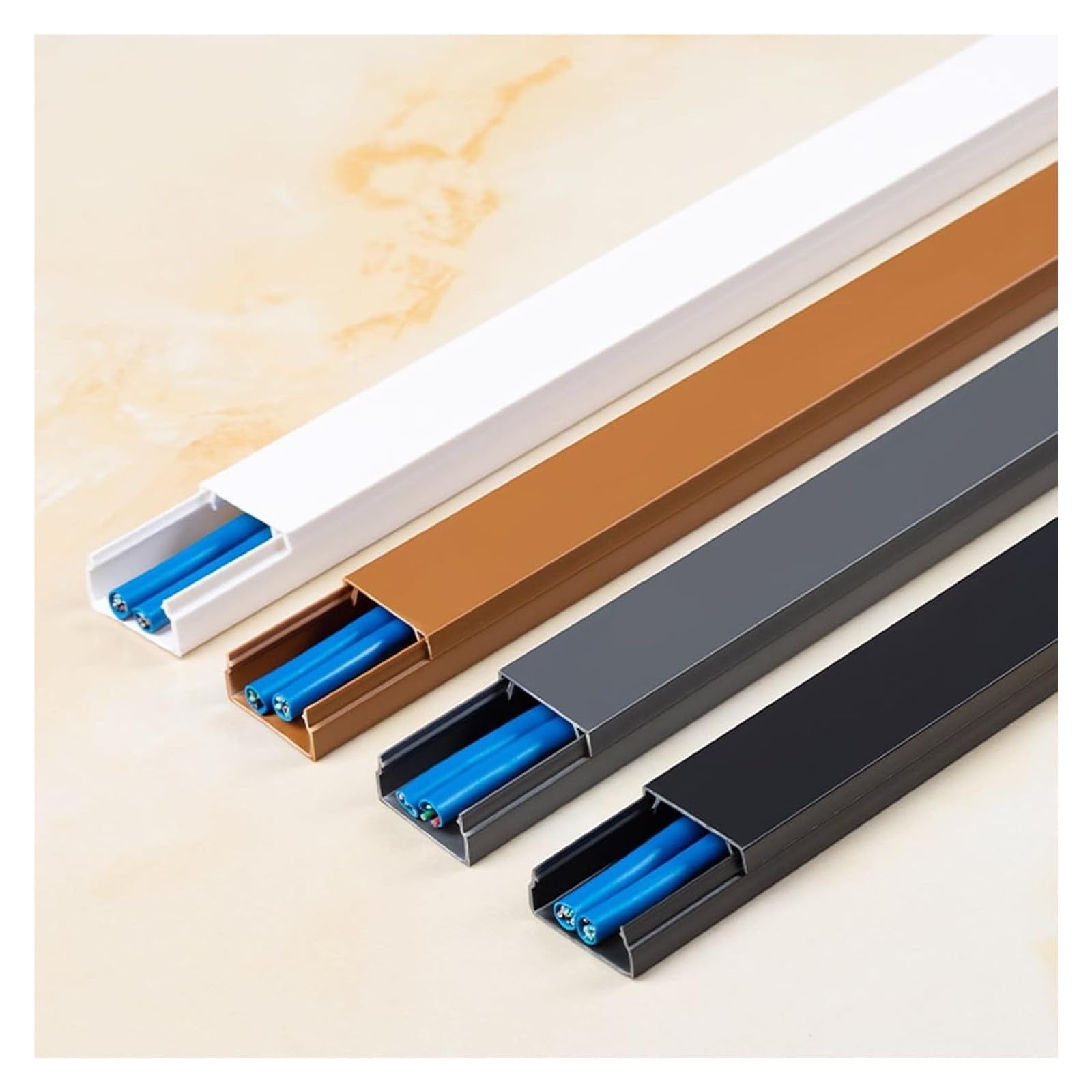 Canaleta ocultadora de Cables PVC