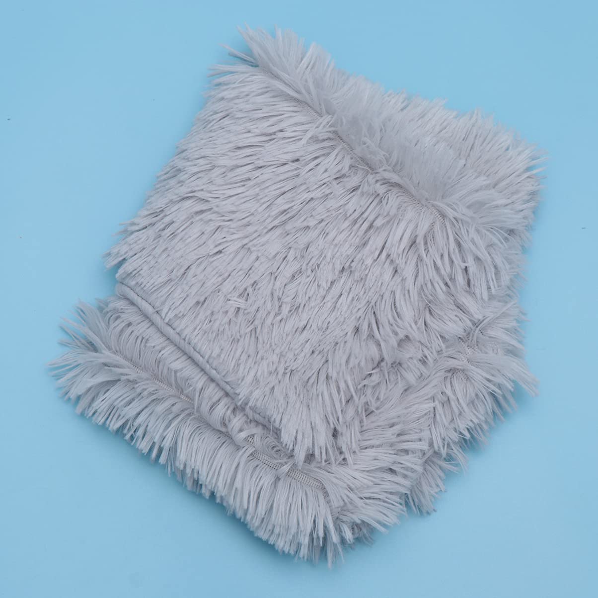 KESYOO 1Pc Plush Pet Blanket for Winter Comfortable and Warm Dog Cat Sleep Mat Light Grey for Cozying Up Travel for Pets