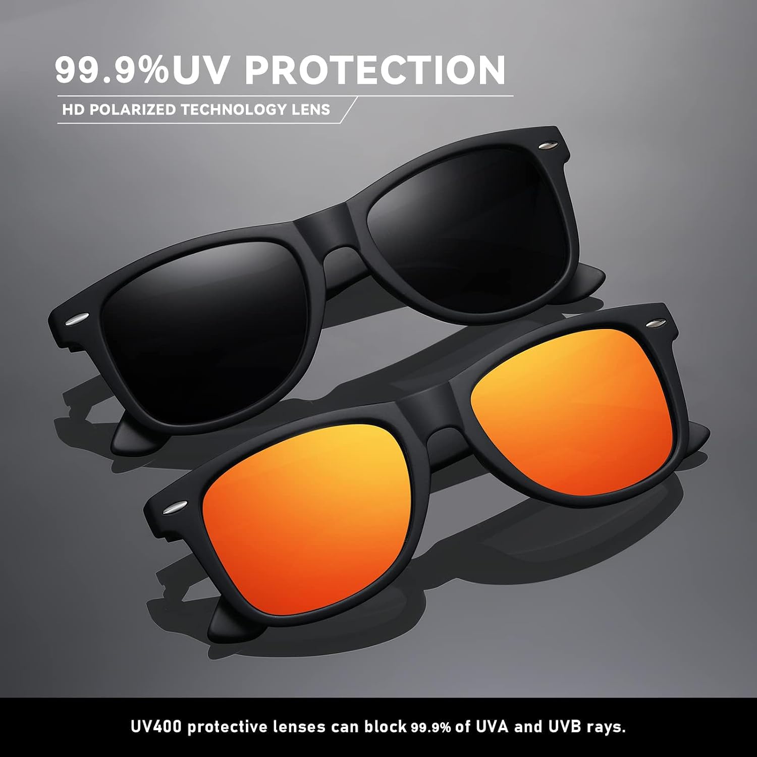 Polarized Sunglasses Womens Men - Sun glasses Fashion Trendy Driving Fishing UV Blocking UV400 Protection image 5