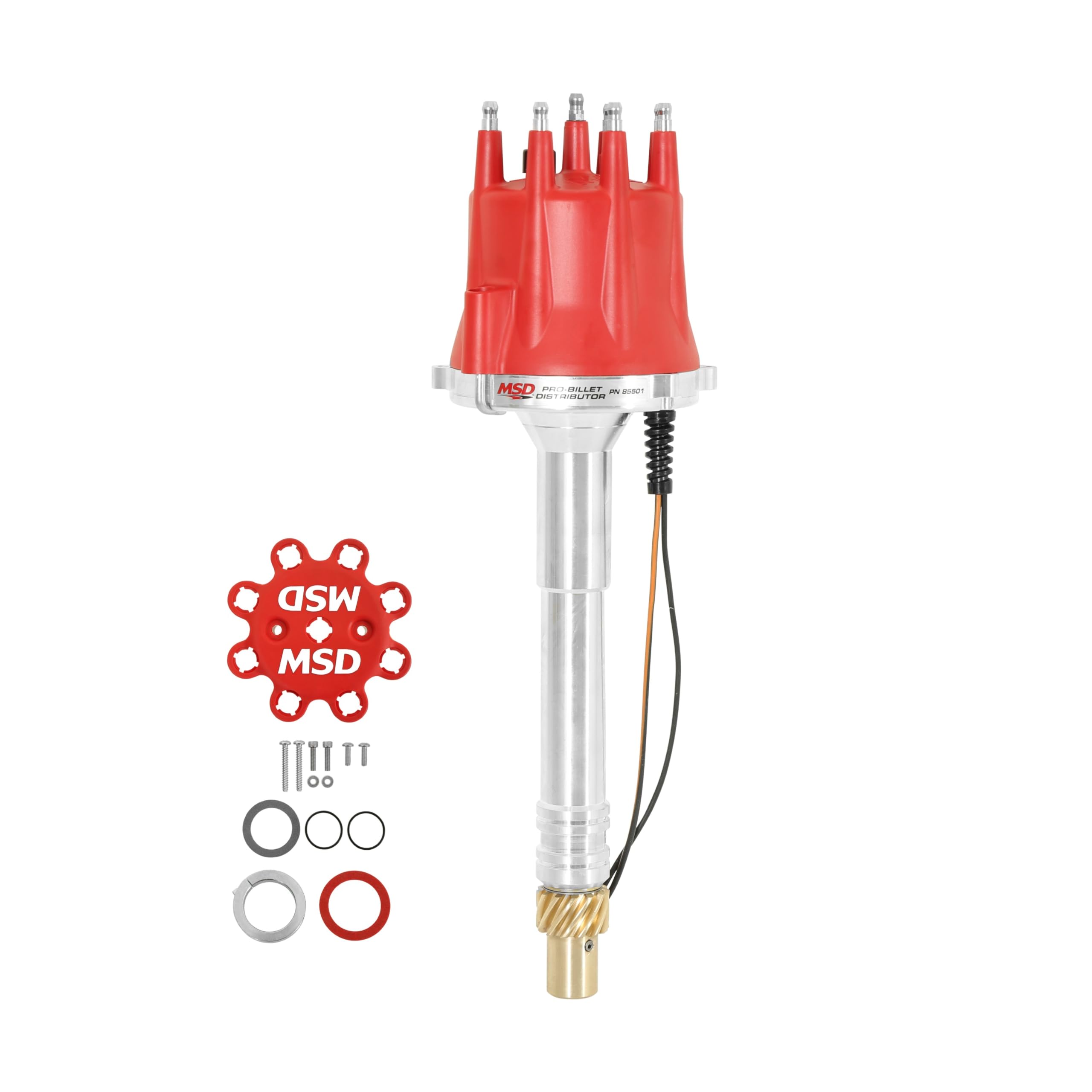 Amazon.com: MSD 85501 Pro-Billet Distributor Locked Out Timing