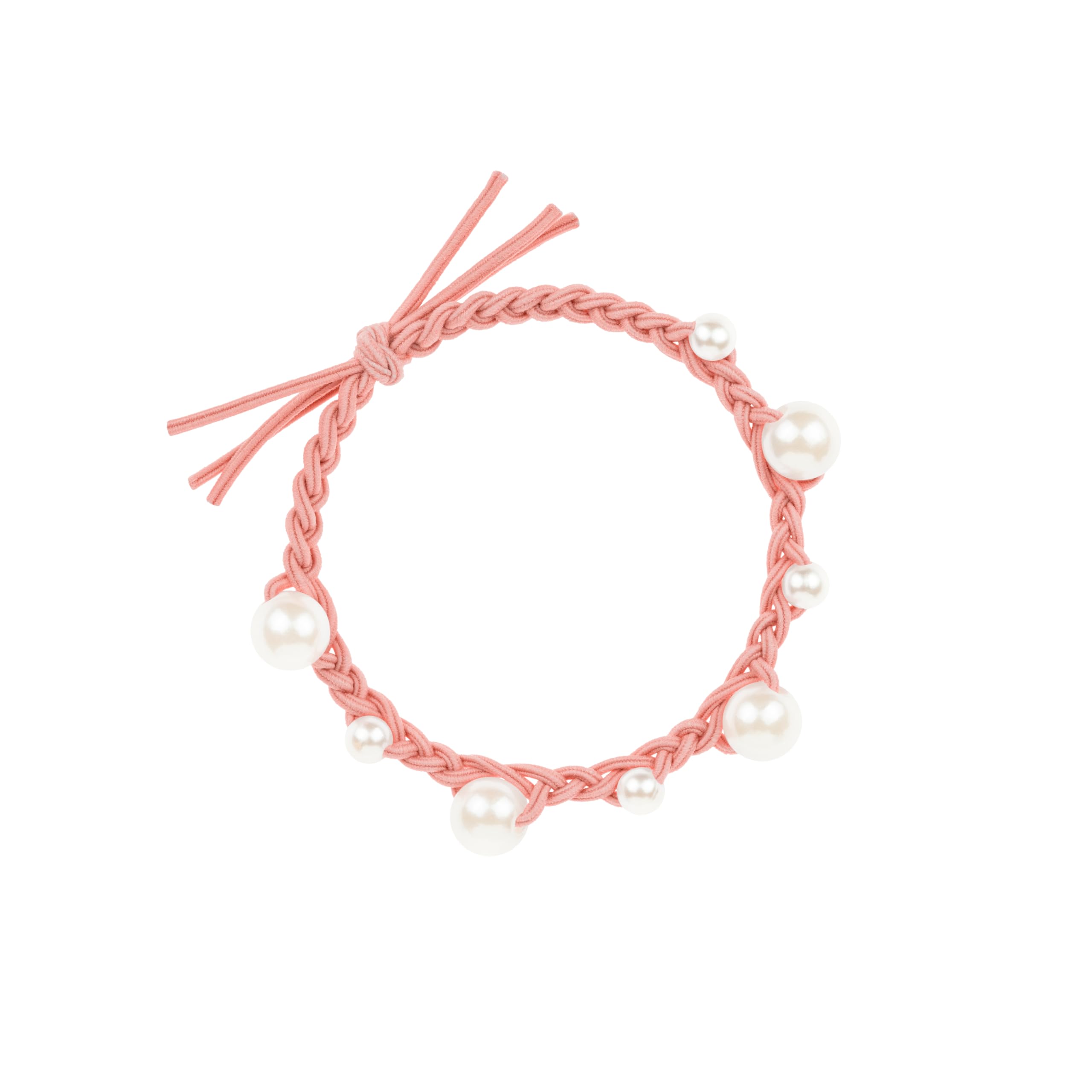 invisibobble - HAIR TIE Princess Pearl – zestaw 3 spiralnych gumek do włosów z perłami do eleganckich fryzur – gumki do włosów dla kobiet i dziewcząt – modny wygląd, bezpieczne trzymanie, zdrowe włosy