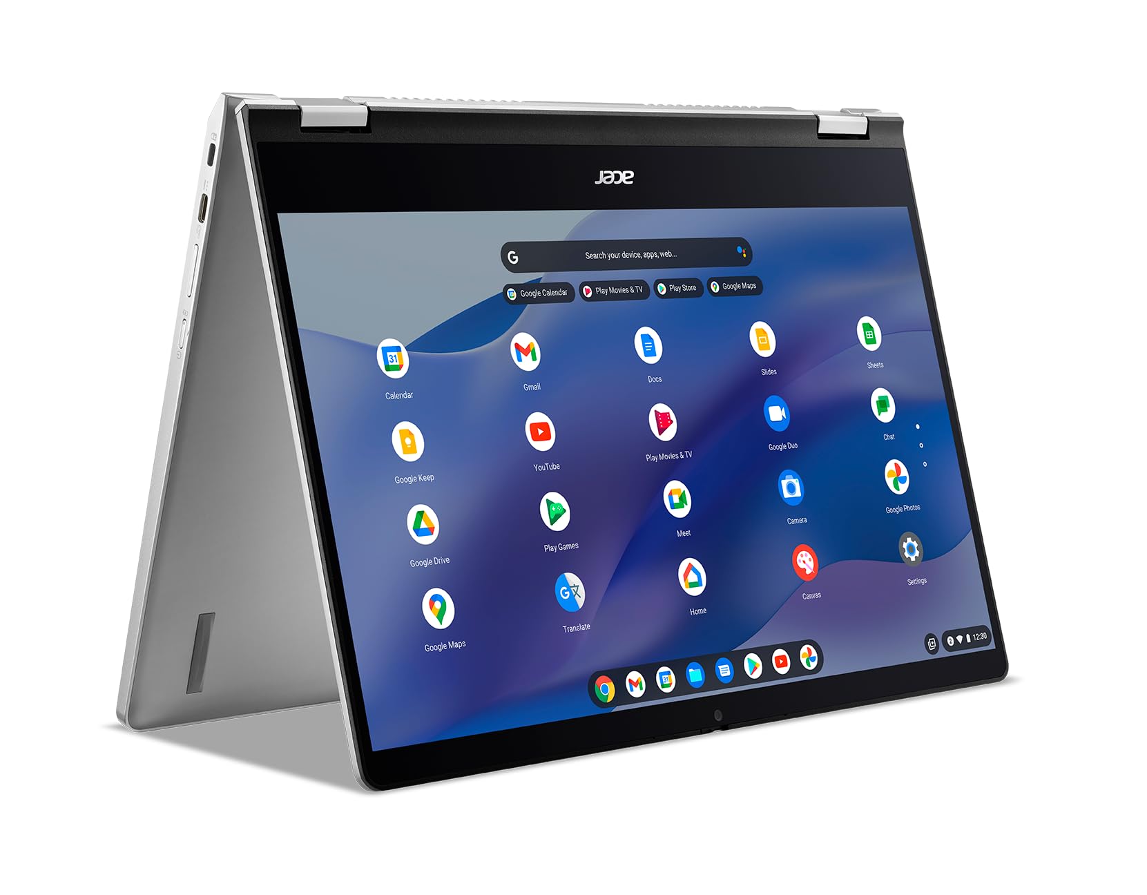 Acer Chromebook Spin 514 CP514-3HH-R6VK Laptop | AMD Ryzen 5 5625C | 14" FHD IPS Touch Display | 8GB LPDDR4X | 128GB eMMC | Wi-Fi 6 | FHD Webcam | HDMI Port | Backlit Keyboard | Chrome OS | Sleeve