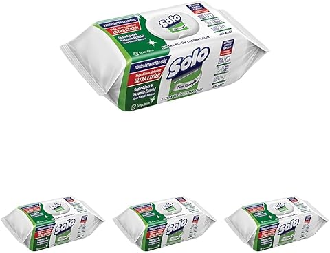 Solo Yüzey Temizleme Mendili Ultra Güç Sedir & Yasemin, 100 Yaprak 4lü paket