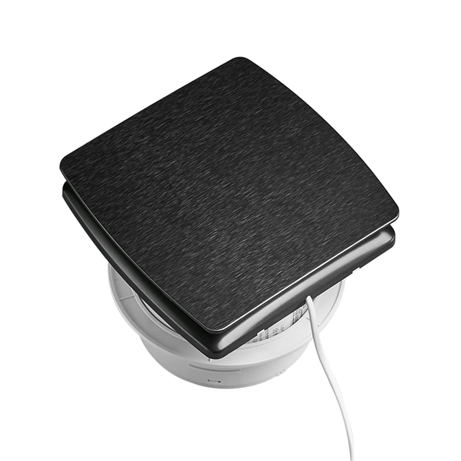 Aspiratore da 6", Aspiratore da Parete o Soffitto con Persiana Posteriore, Aspiratore da Camera da Letto Bagno LED, 240m3/h