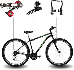 Bicicleta Aro 29 Bike Saidx Premium 21 Vel Quadro de Aço Carbono