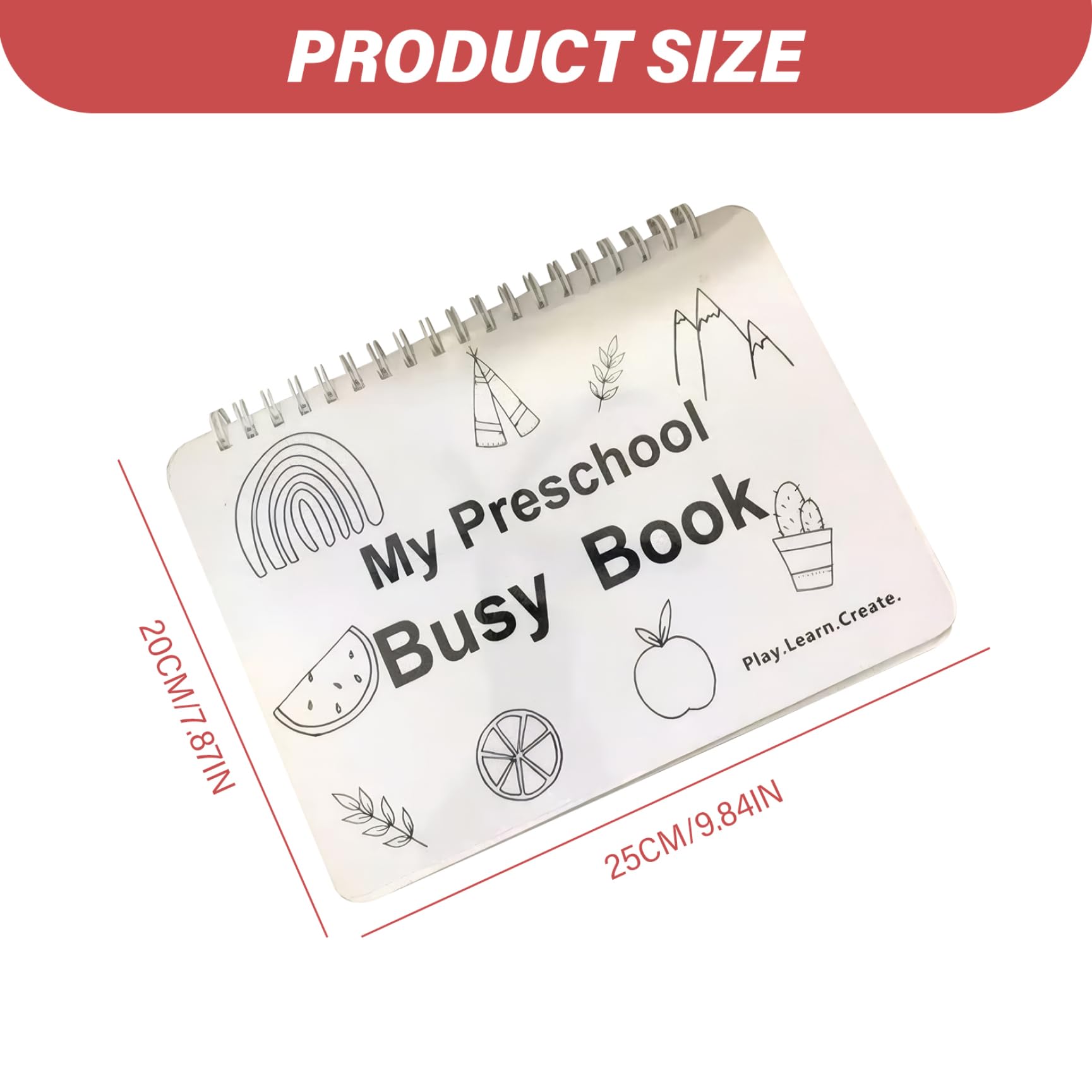 My Preschool Busy Book Set Thick Comprehensive Toddler Busy Book Set 12 Engaging Themes Educational Preschool for Travel and Fun Learning