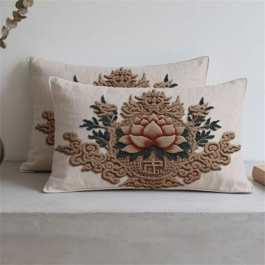 Coussin extérieur imperméable 70x90cm résistant à l'eau pour terrasse lot de 2 - 3