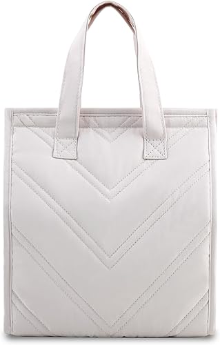 Miniatura 13 de TELLUMO Bolsa de almuerzo, bolsa de almuerzo aislada para mujeres y hombres, contenedor grande reutilizable a prueba de fugas para oficina, trabajo