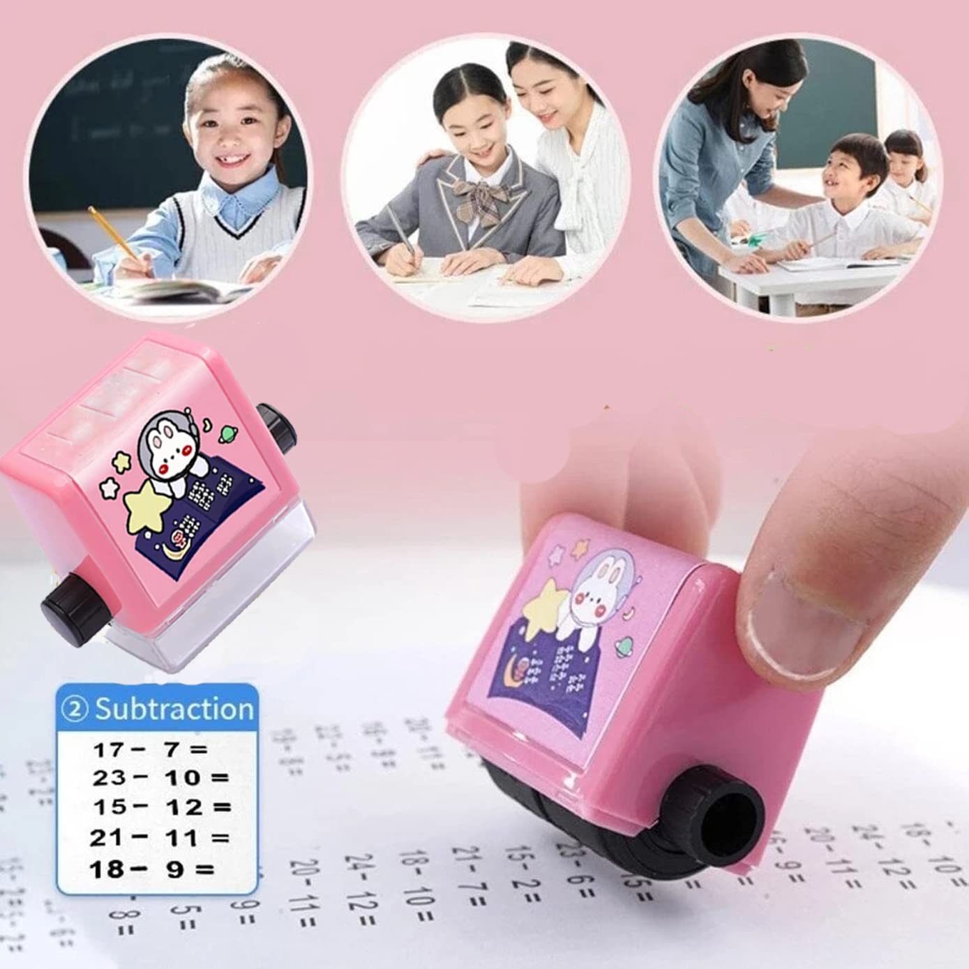 VGRASSP Subtraction Mathematics Exercise Subtract Assignment Roller Stamp for Teachers Parents and Kids - Excellent Educational Aid to Accelerate Learning (B0BP7TVWPQ) Amazon Price History, Amazon Price Tracker