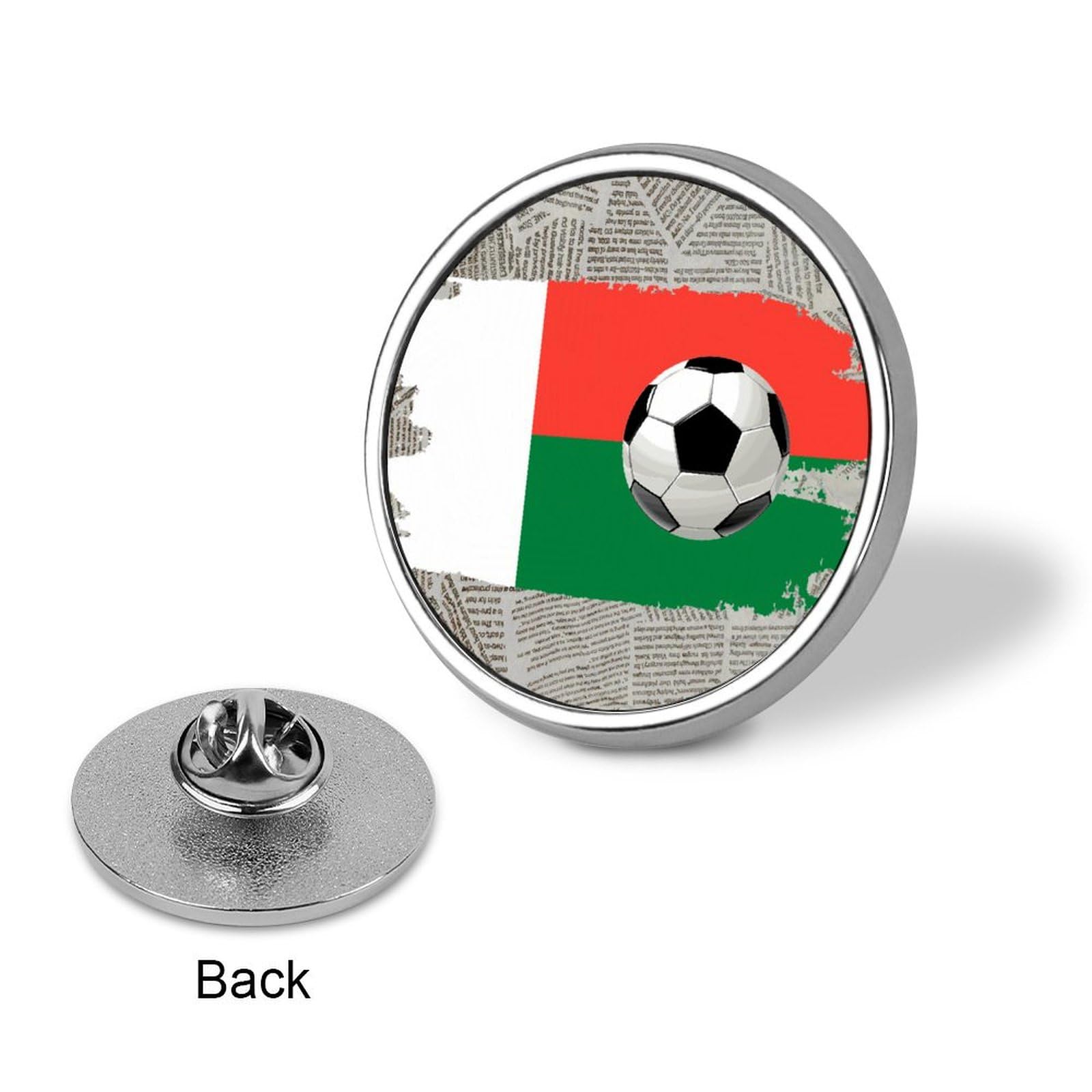 Emaille-Anstecknadeln, Motiv: Sao Tome und Principe-Flagge, Fußball-Brosche, Anstecknadeln, Sport-Fan, Gedenkstätte, Nationalstolz, Rucksack, helle Pins für Kleidung, Taschen, Jacken,