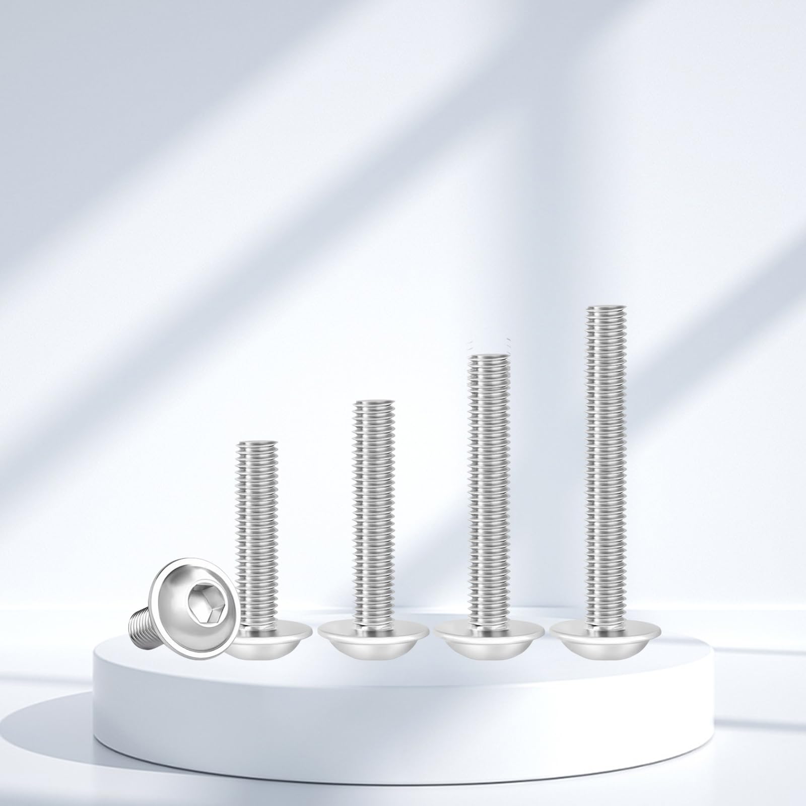 SECCARO Viti A Testa Piatta, M5 X 20 Mm, In Acciaio Inox V2A VA A2, ISO 7380, Esagonali, 20 Pezzi - Foto 10